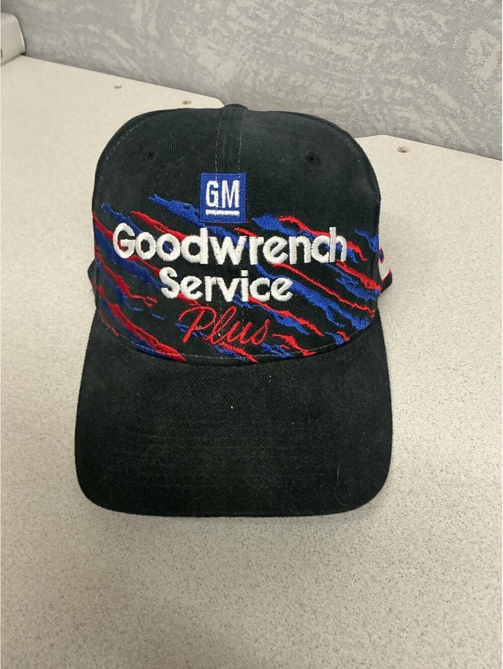 GM Goodwrench Service Plus Black Baseball Cap
